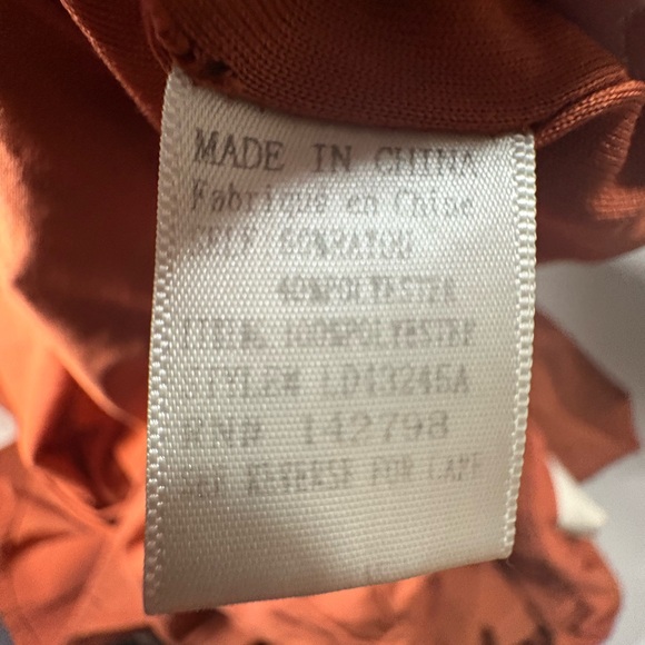 Altar'd State Rust Square-Neck Tiered Midi Dress - Picture 4 of 5